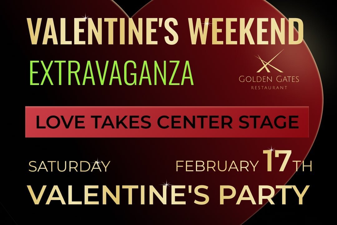 Valentine's Party 2024 at Golden Gates Restaurant in Northeast Philadelphia