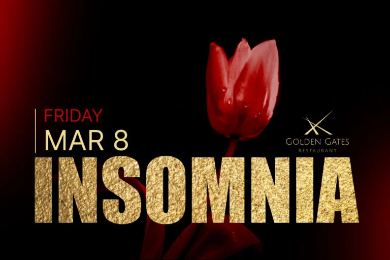 Insomnia March 8th 2024 at Golden Gates Restaurant in Philadelphia